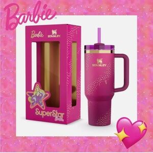 SALE✨✨✨💕Stanley Barbie 70s Superstar Tumbler sold out NEW